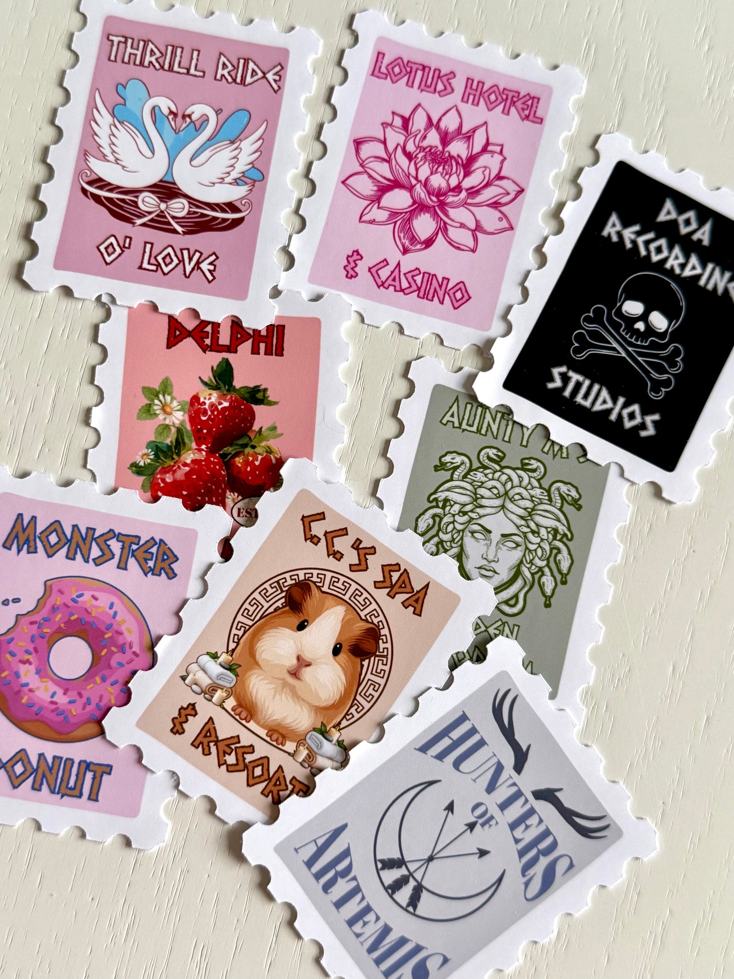 PJO Assorted Stamp Stickers