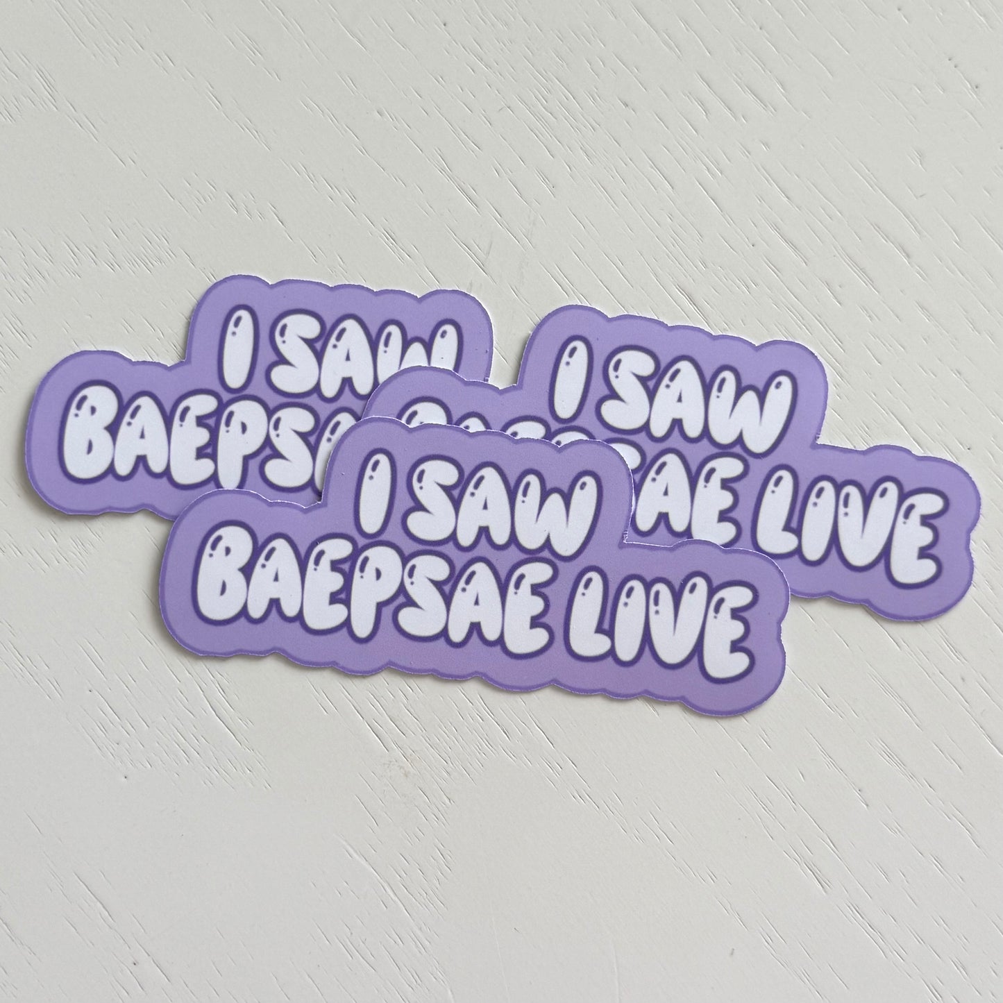 I Saw Baepsae Live Sticker