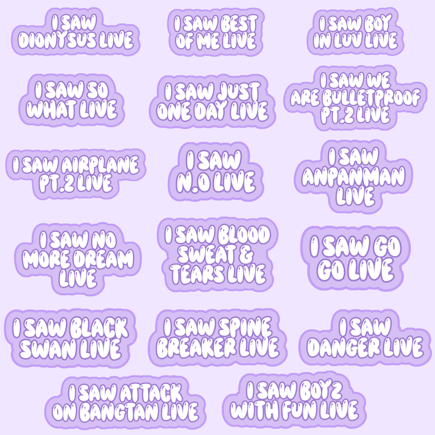 Surprise Song Stickers