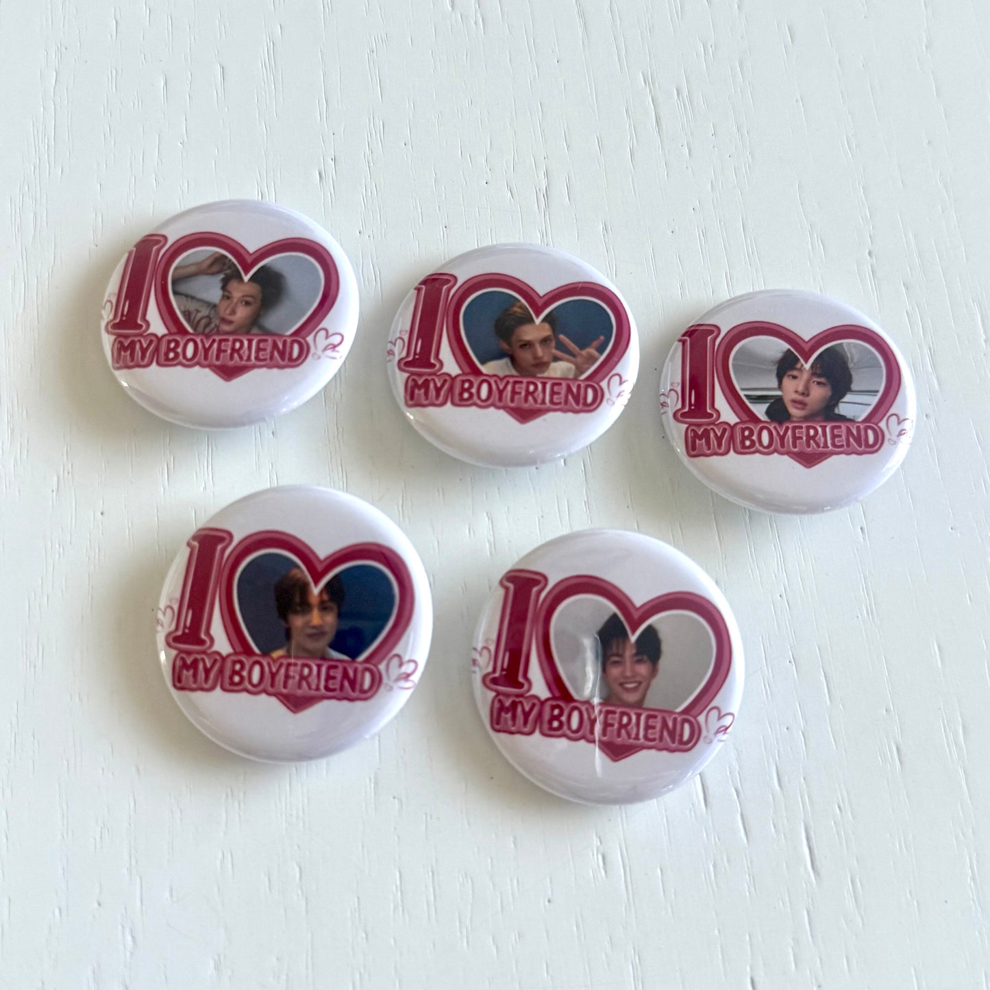 Cortis I Love my Boyfriend Button Pins