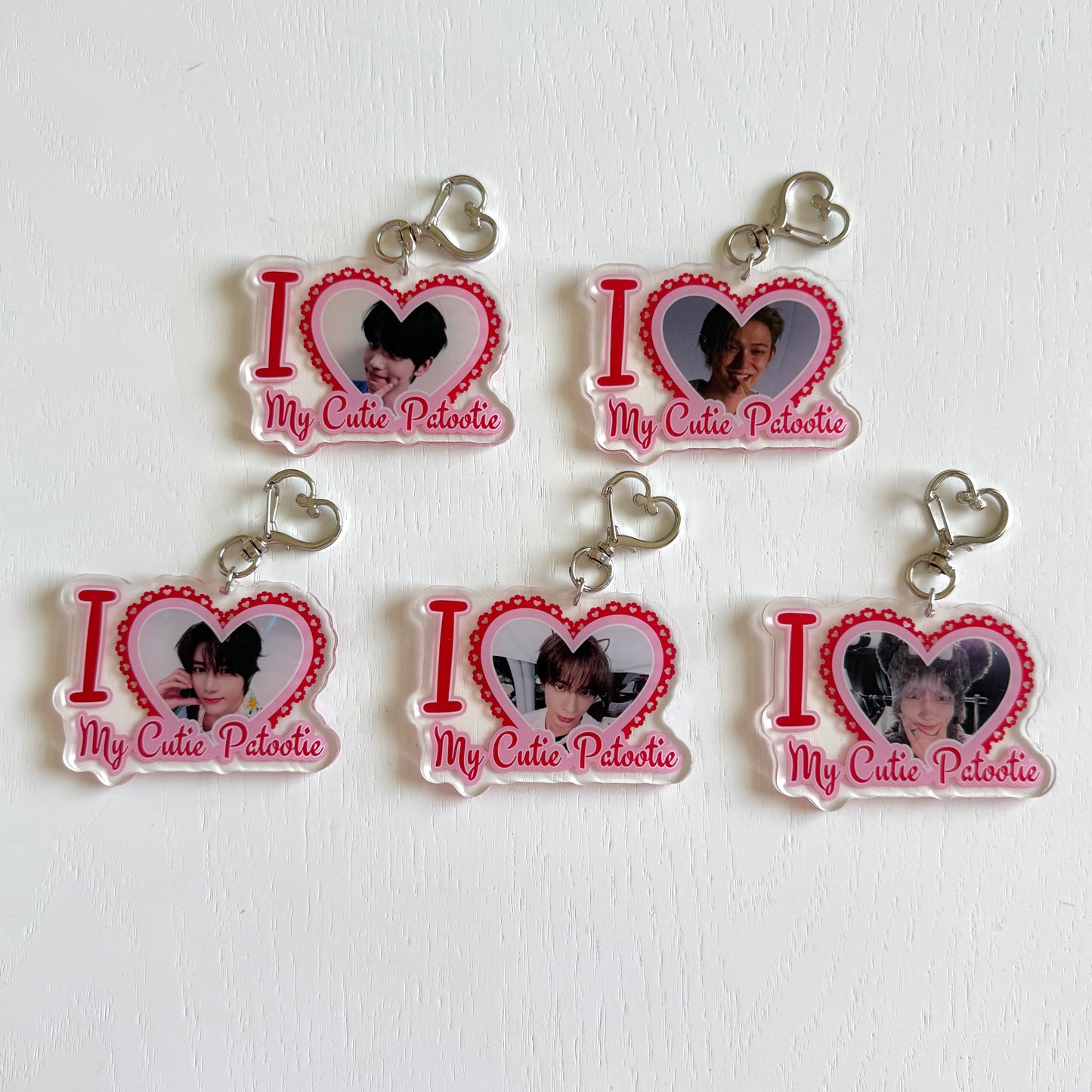 Tubatu I Love my Cutie Patootie Keychains - ON HAND