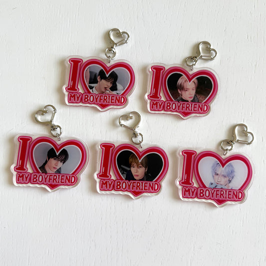 Tubatu I Love my Boyfriend Keychains - ON HAND