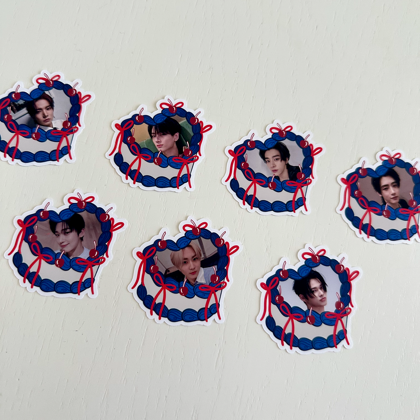 Enhypen Heart Cake Bias Stickers