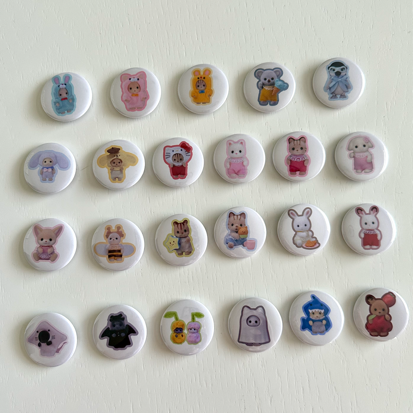 Cute Animal Critter Button Pins