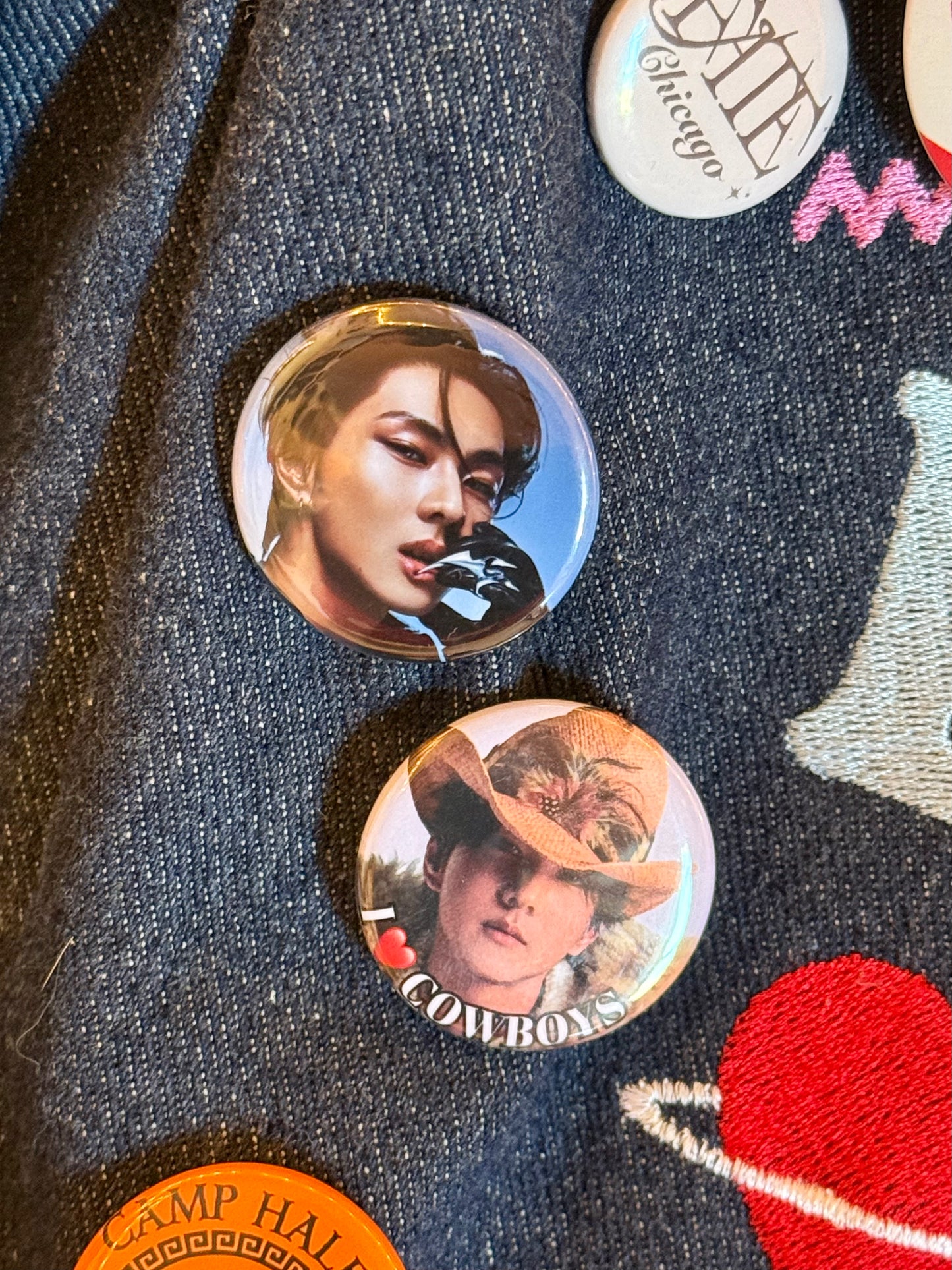 Enhypen Knife Concept Photo Button Pins