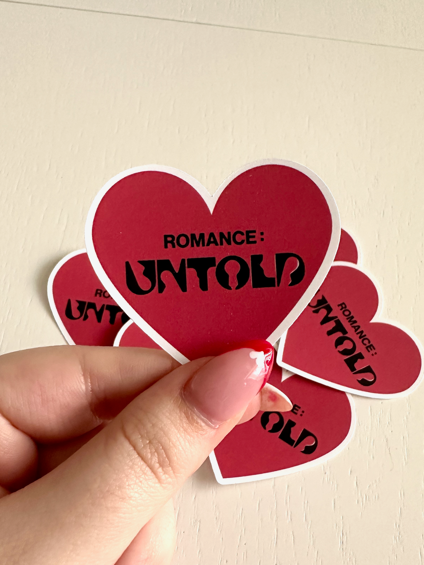 Romance Untold Heart Sticker