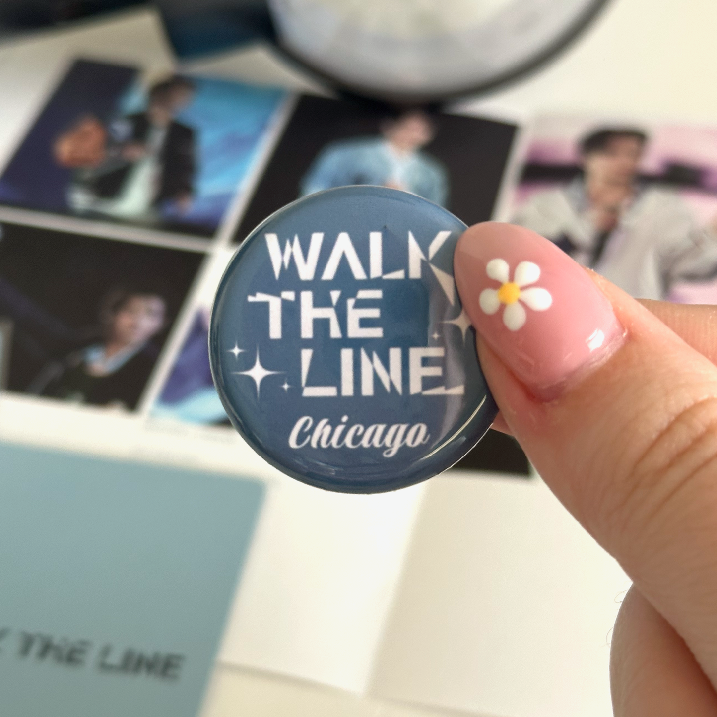 Walk the Line Tour Button Pins