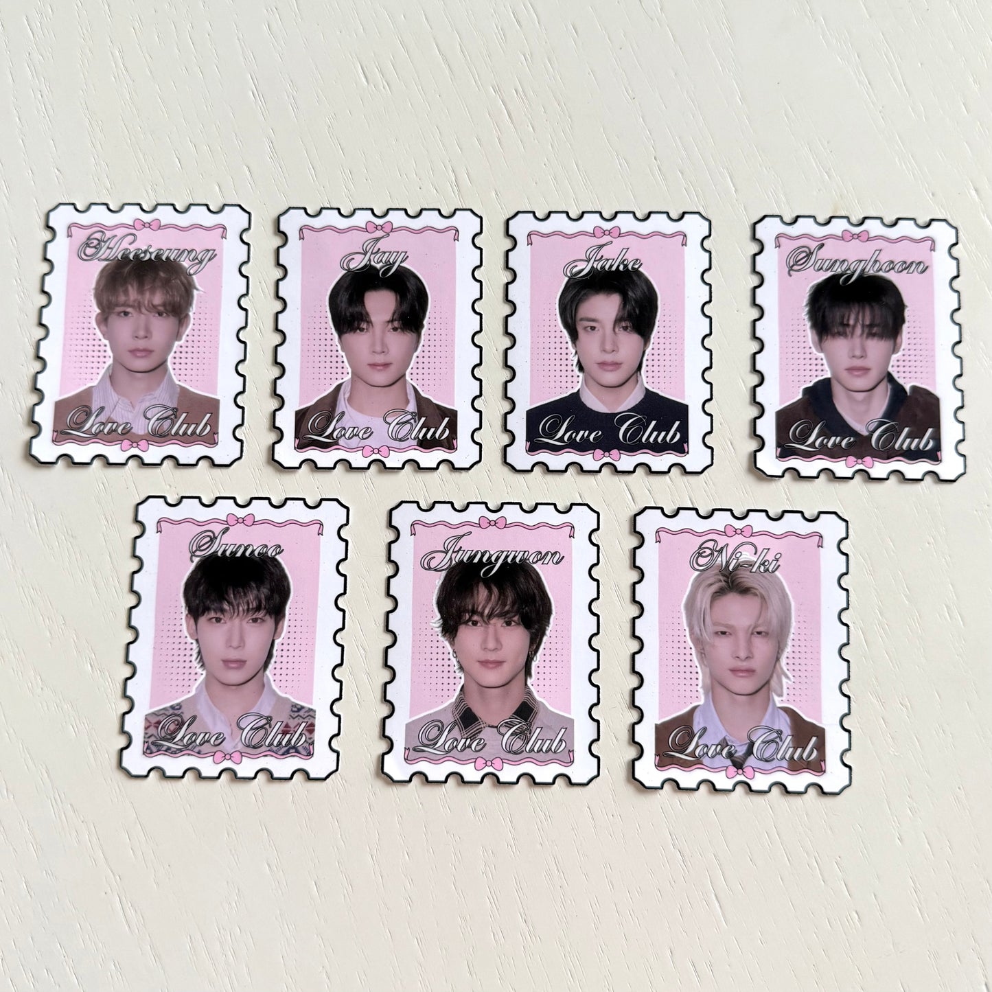 EN- Love Club Bias Stickers
