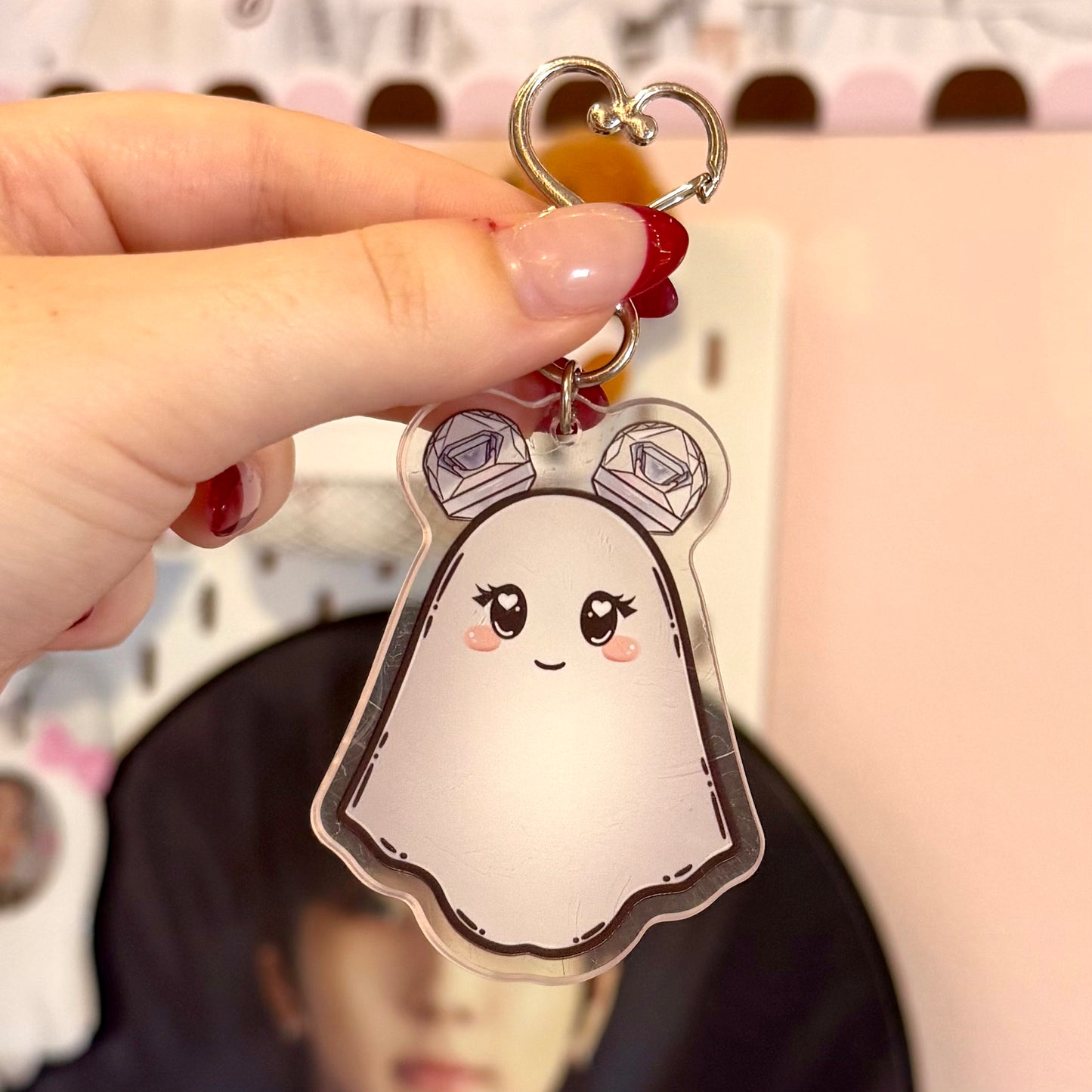 Ghost Lightstick Keychains