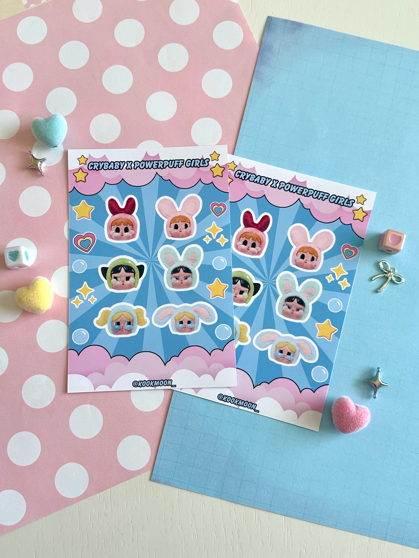 Crying x PPG Sticker Sheet