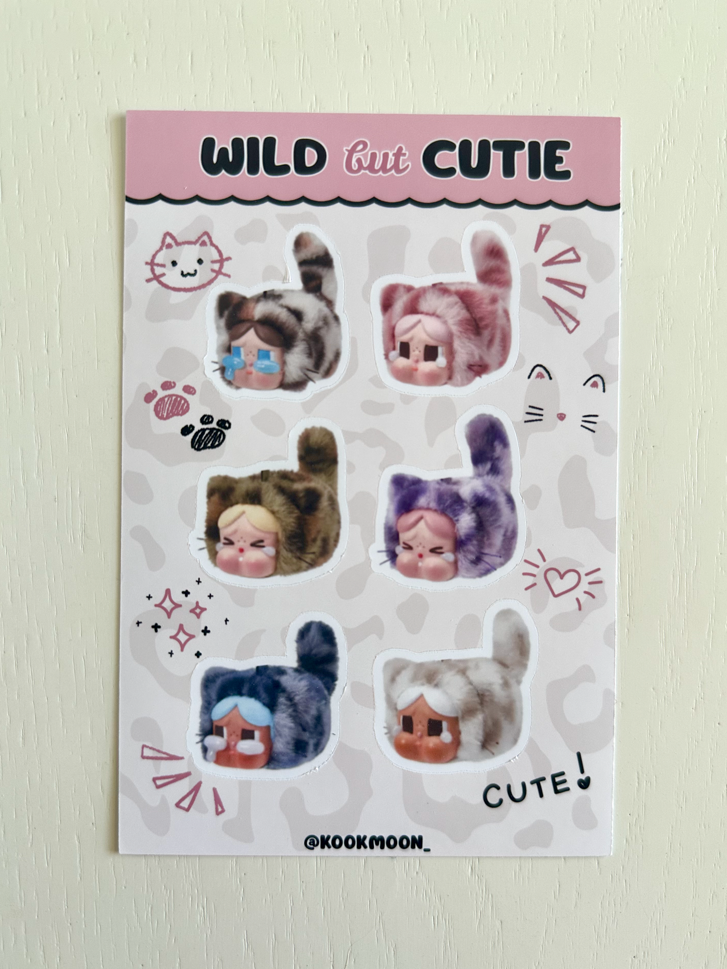 Wild but Cutie Sticker Sheet