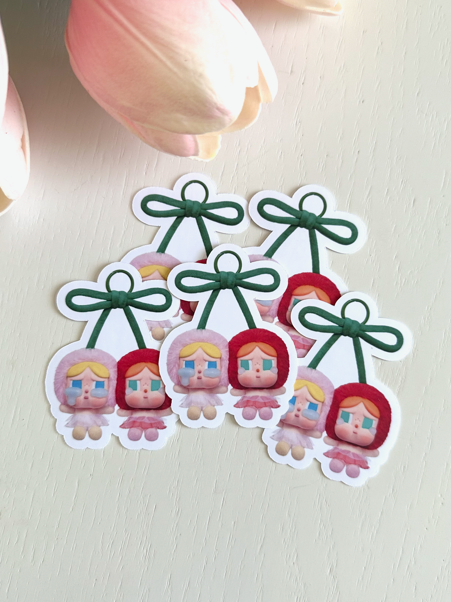 Crying Cherry Sticker