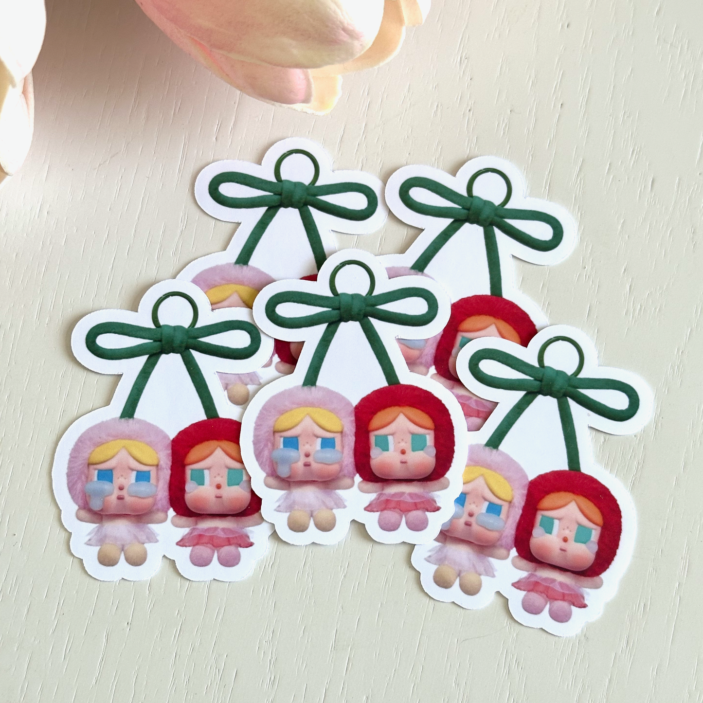 Crying Cherry Sticker