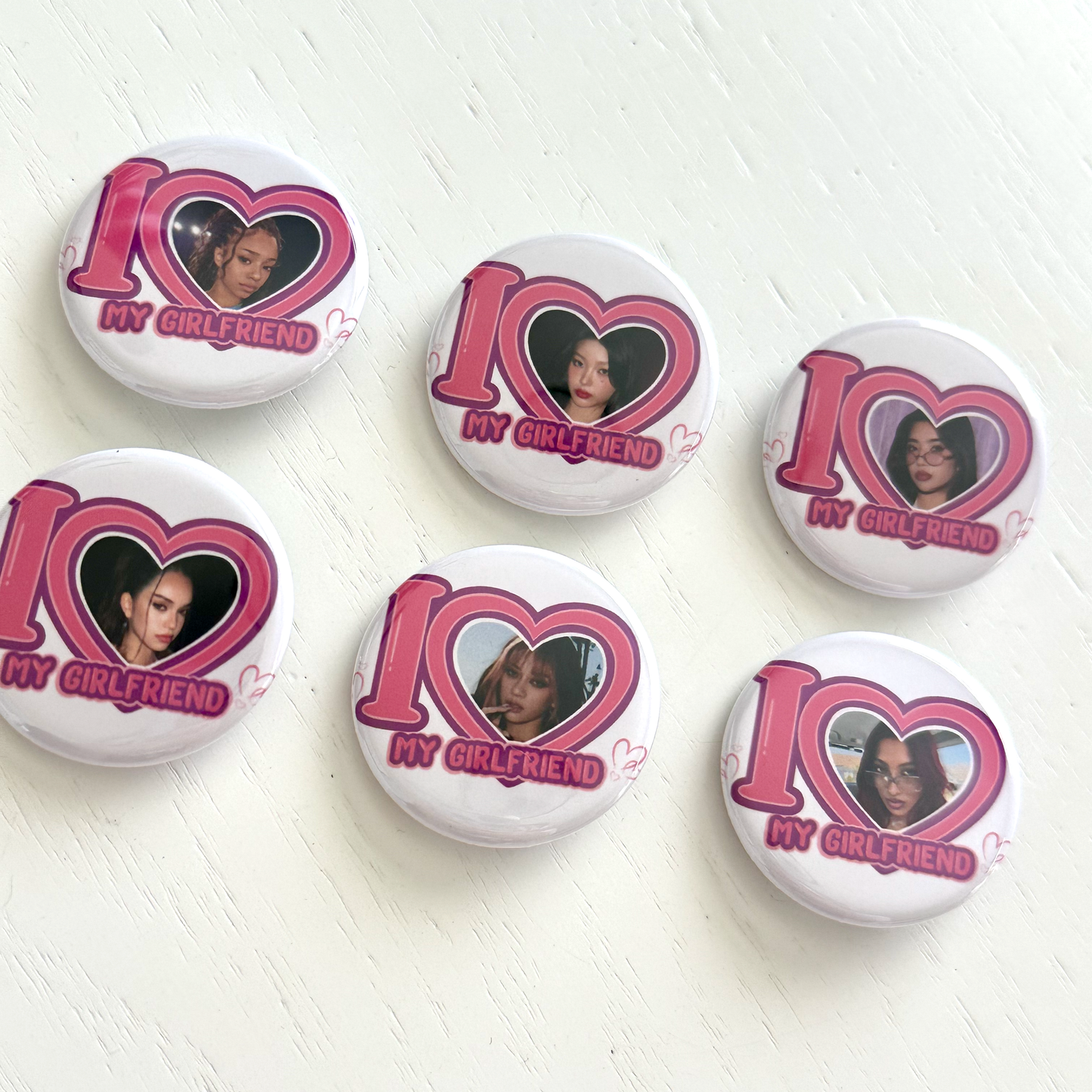 Katseye I Love my Girlfriend Button Pins