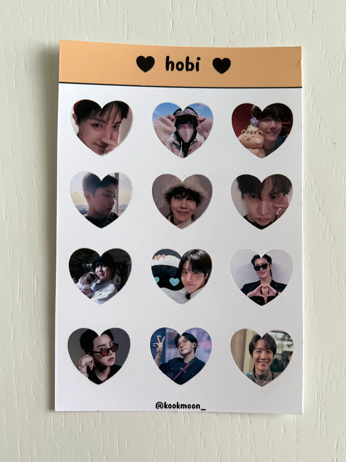 Bangtan Heart Sticker Sheets