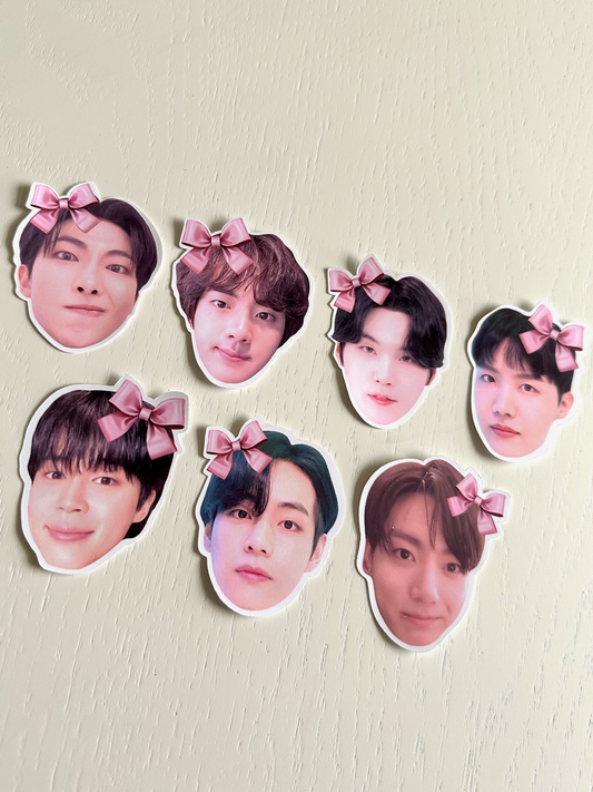 Bangtan Bow Coquette Stickers