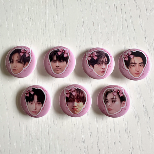 EN- Bow Coquette Button Pins