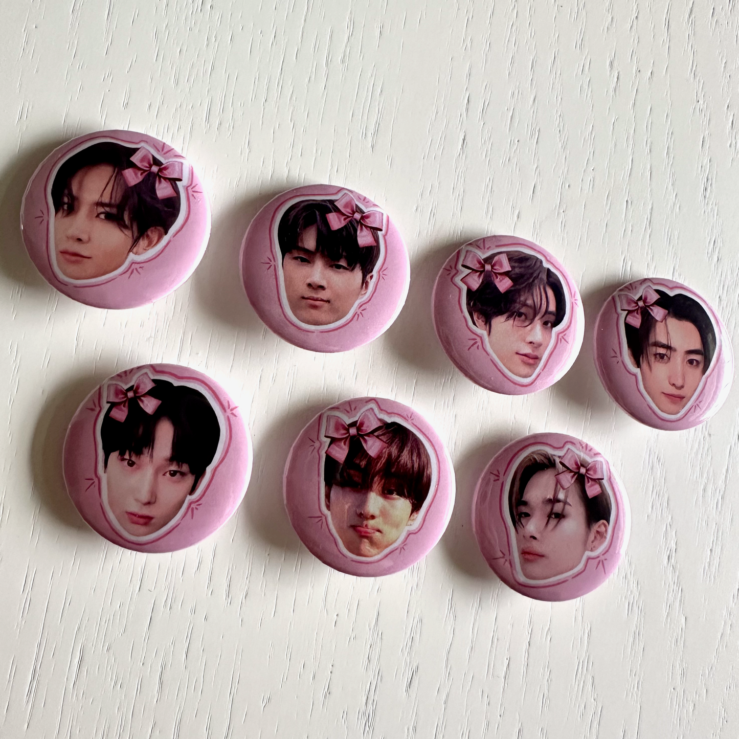 Enhypen Bow Coquette Button Pins