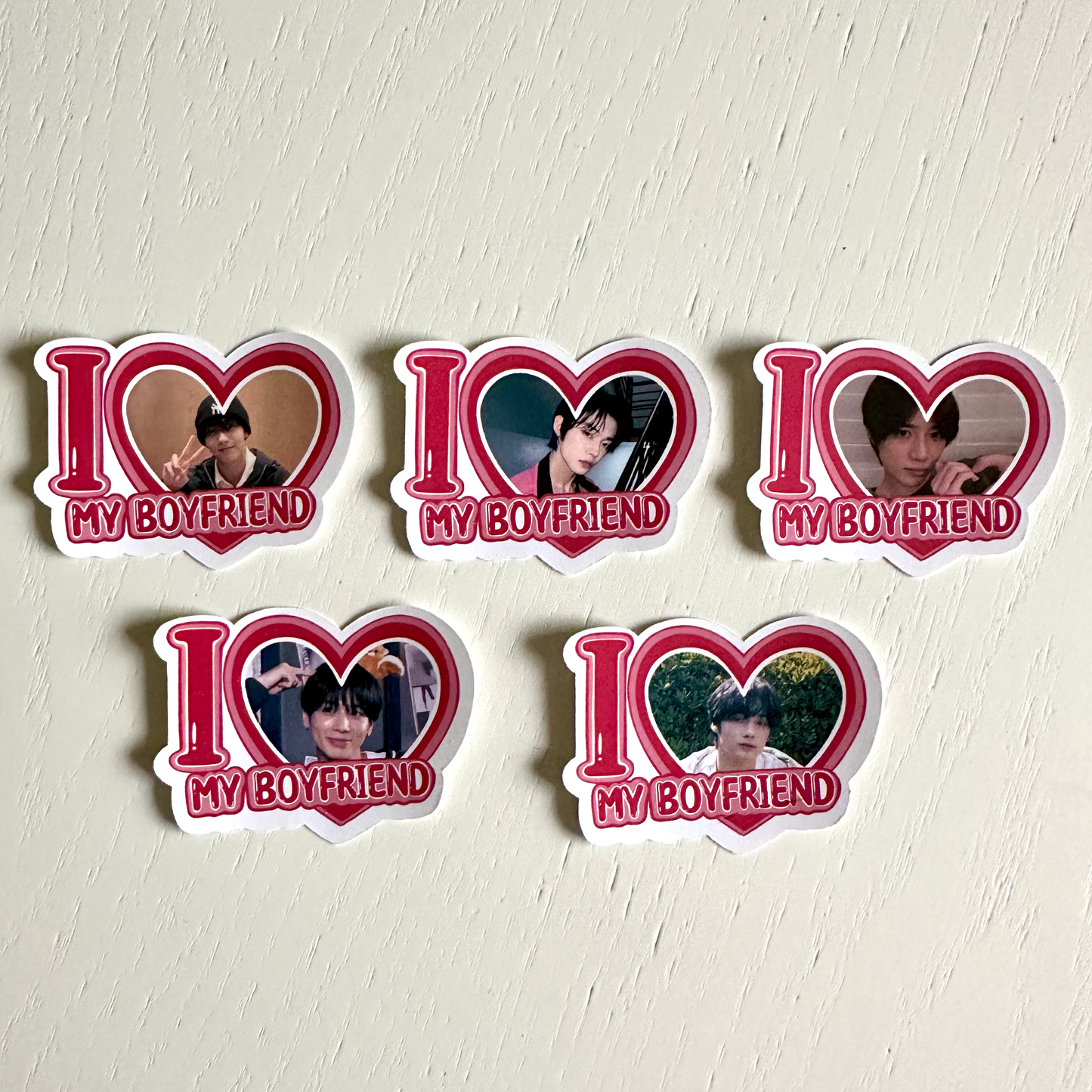 TXT I Love my Boyfriend Stickers