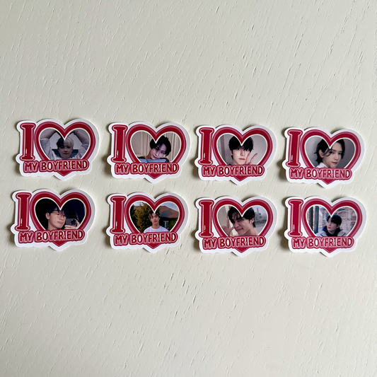 Ateez I Love my Boyfriend Stickers