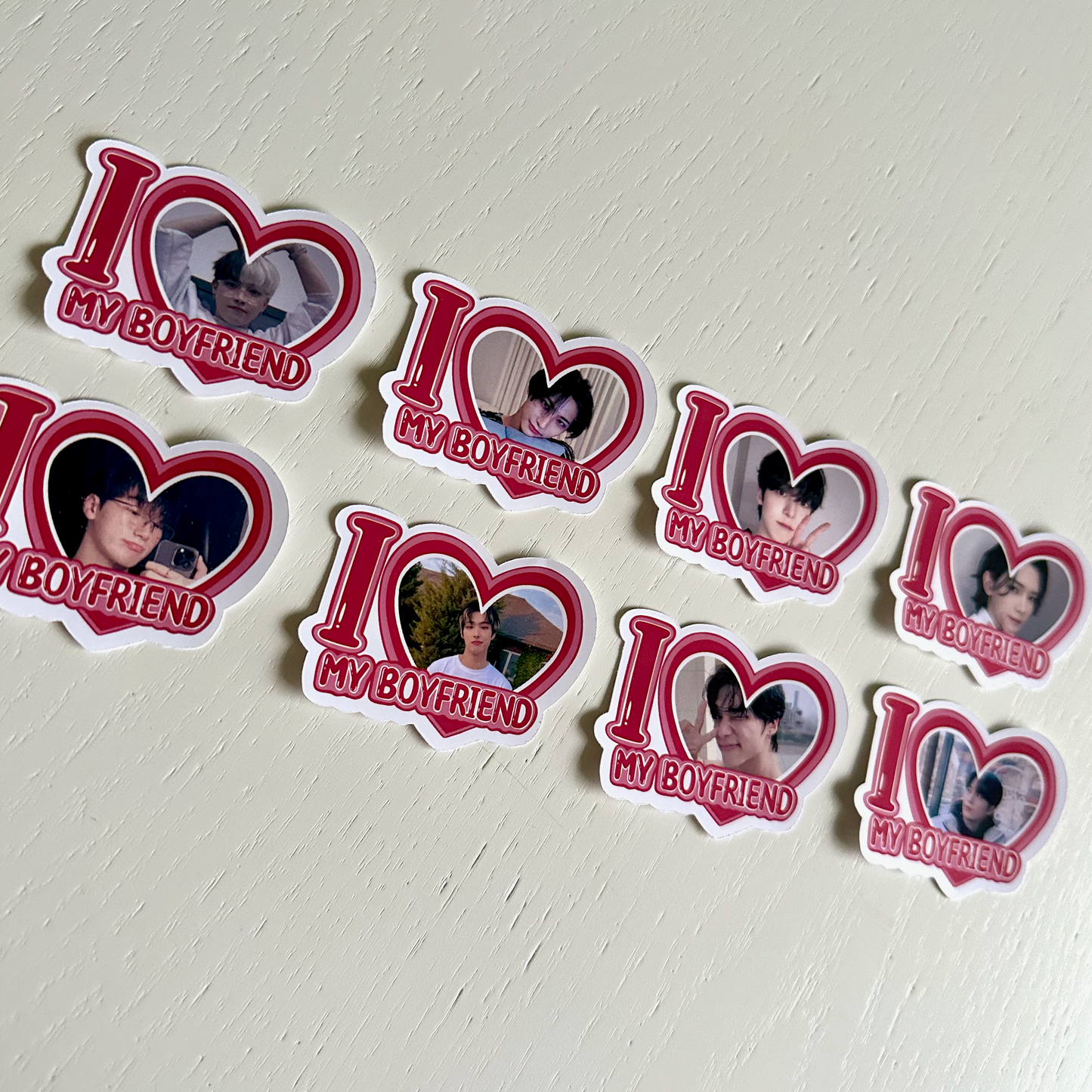 Ateez I Love my Boyfriend Stickers