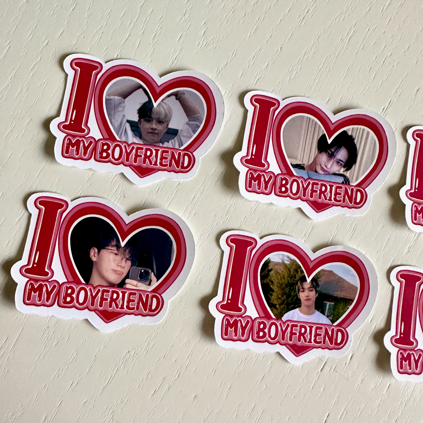 Ateez I Love my Boyfriend Stickers
