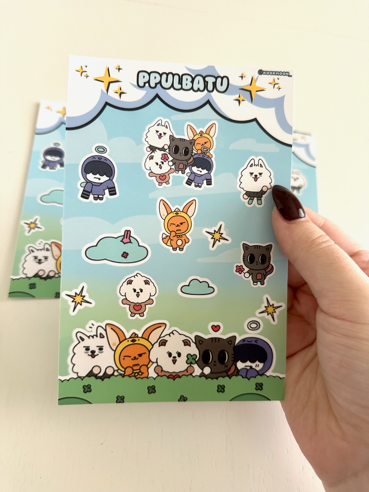 TXT Character Sticker Sheet