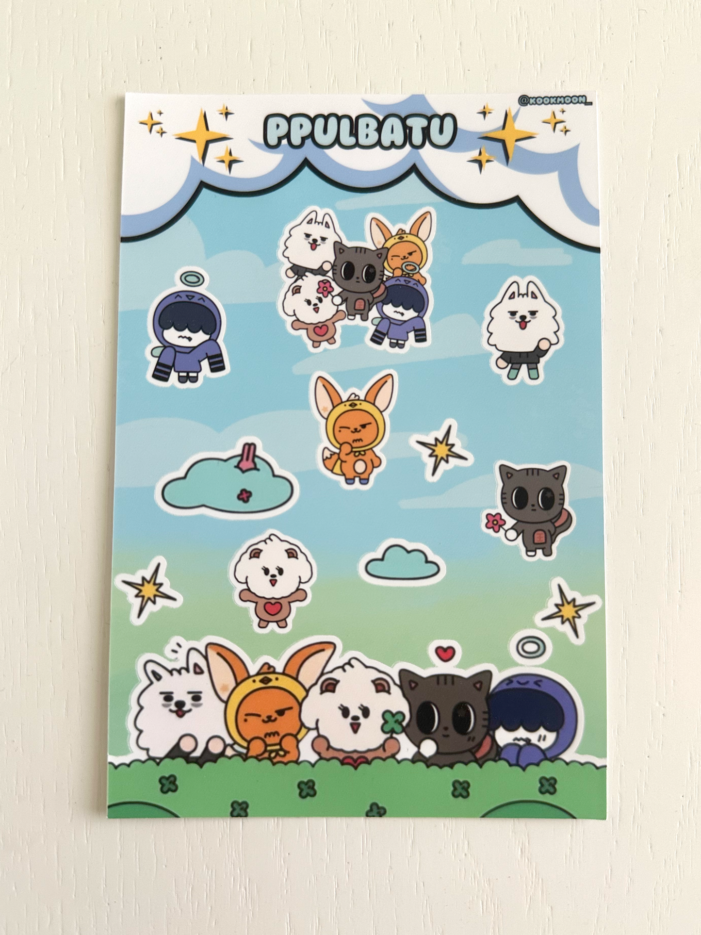 TXT Character Sticker Sheet