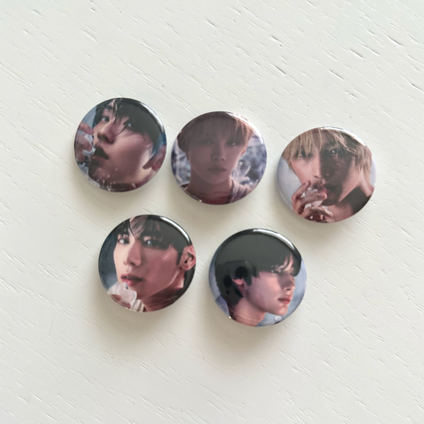 TXT Star Chapter Sanctuary Button Pins