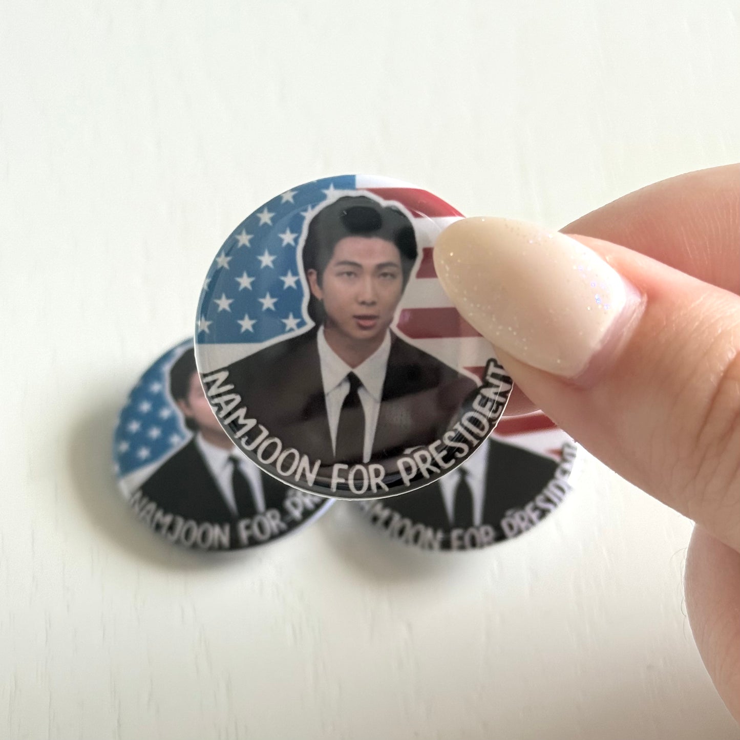 Namjoon for President Button Pin