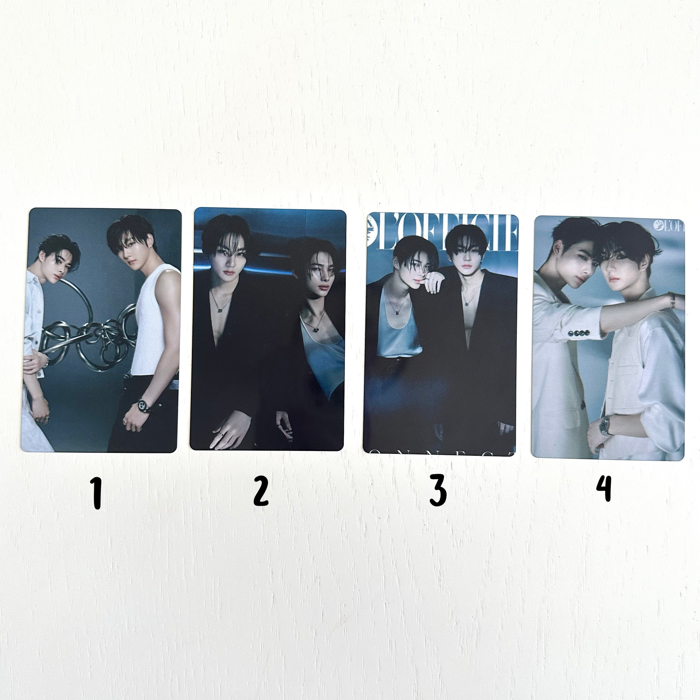 Jungwon & Ni-ki Metal Photocards