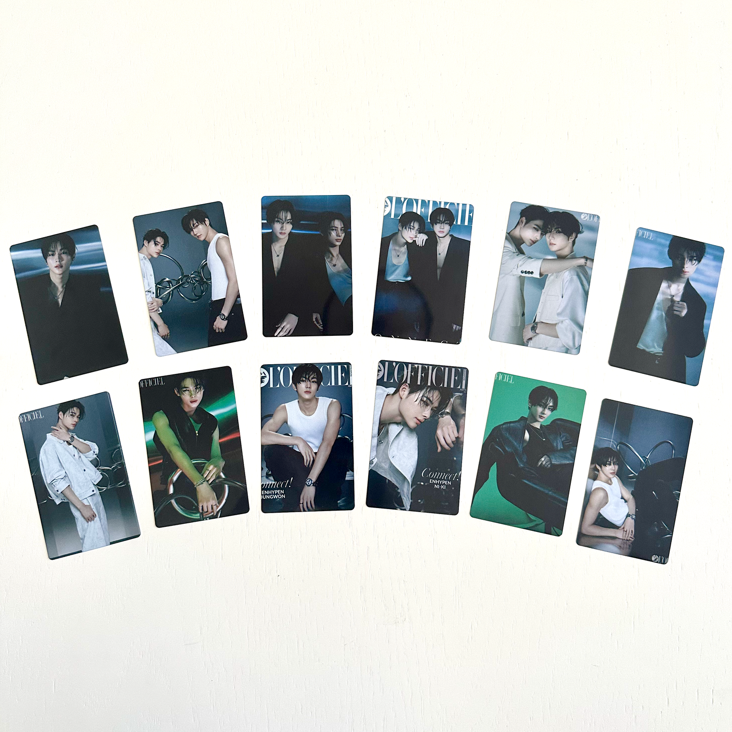 Jungwon & Ni-ki Metal Photocards