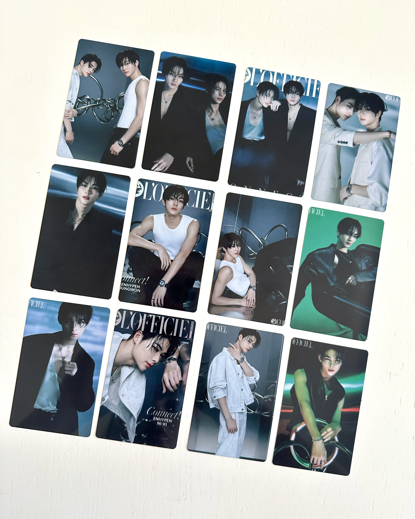 Jungwon & Ni-ki Metal Photocards