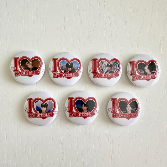 RIIZE I Love my Boyfriend Button Pins