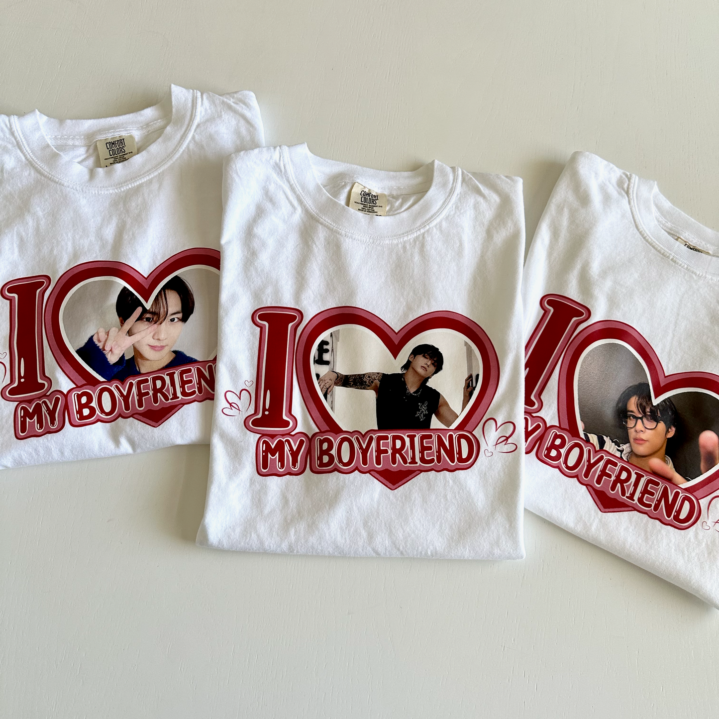 Custom I Love my Boyfriend T-Shirts