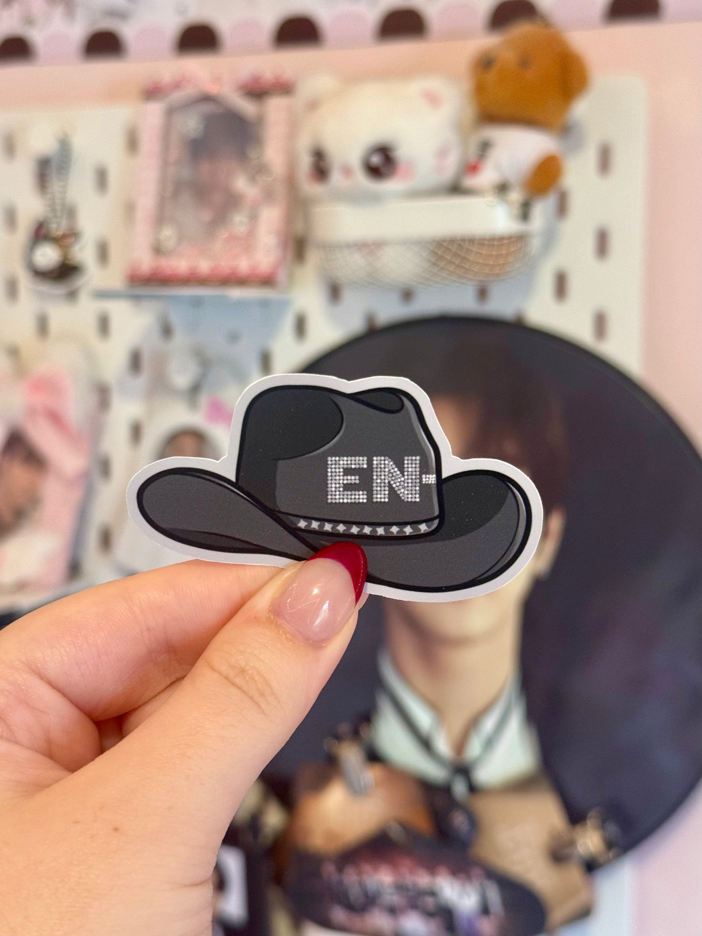EN- Cowboy Hat Sticker