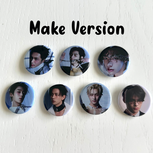 Desire Unleash Concept Photo Button Pins