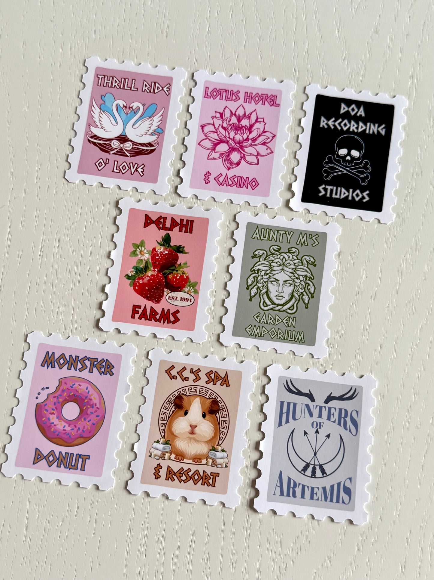 PJO Assorted Stamp Stickers