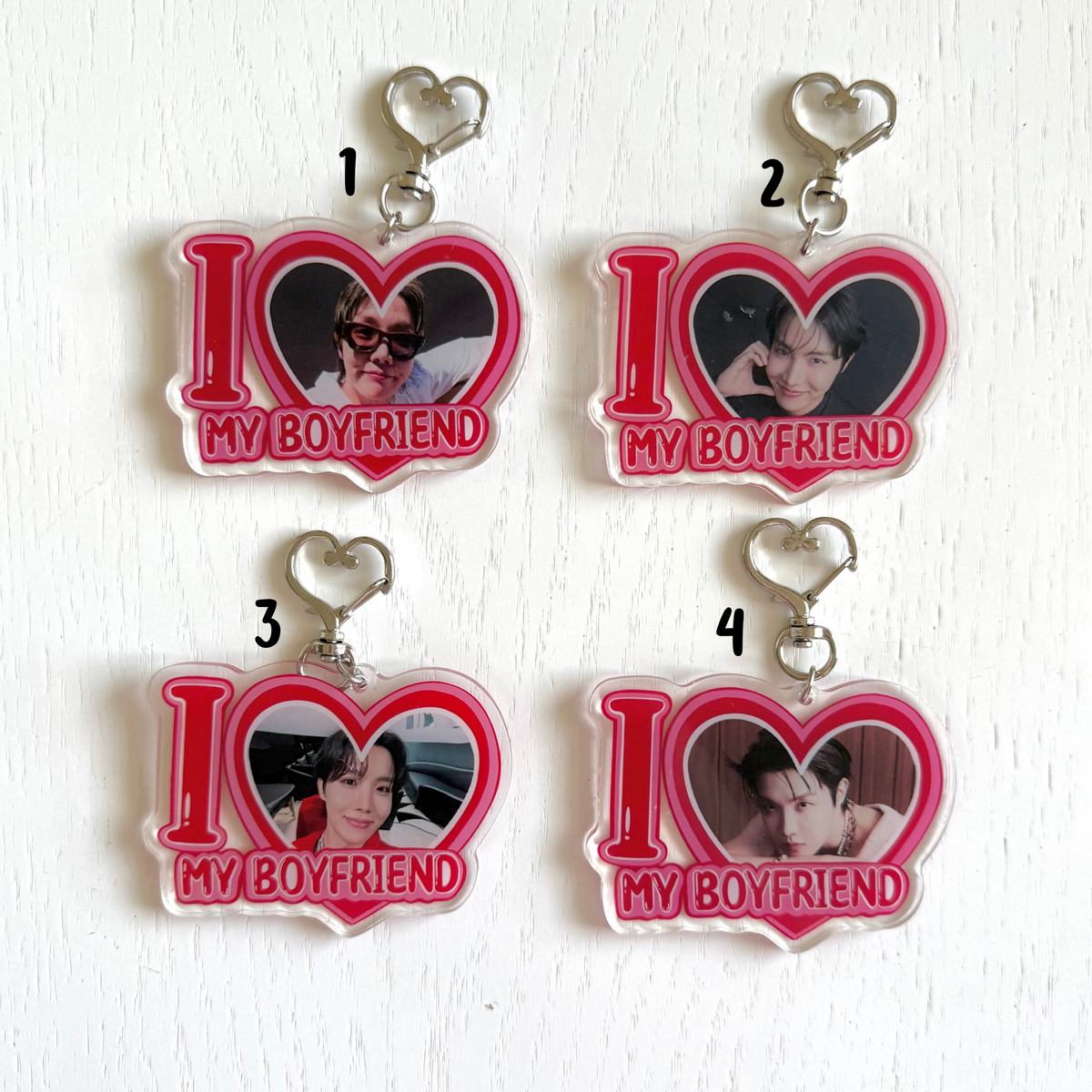 Bangtan I Love my Boyfriend Keychains - ON HAND