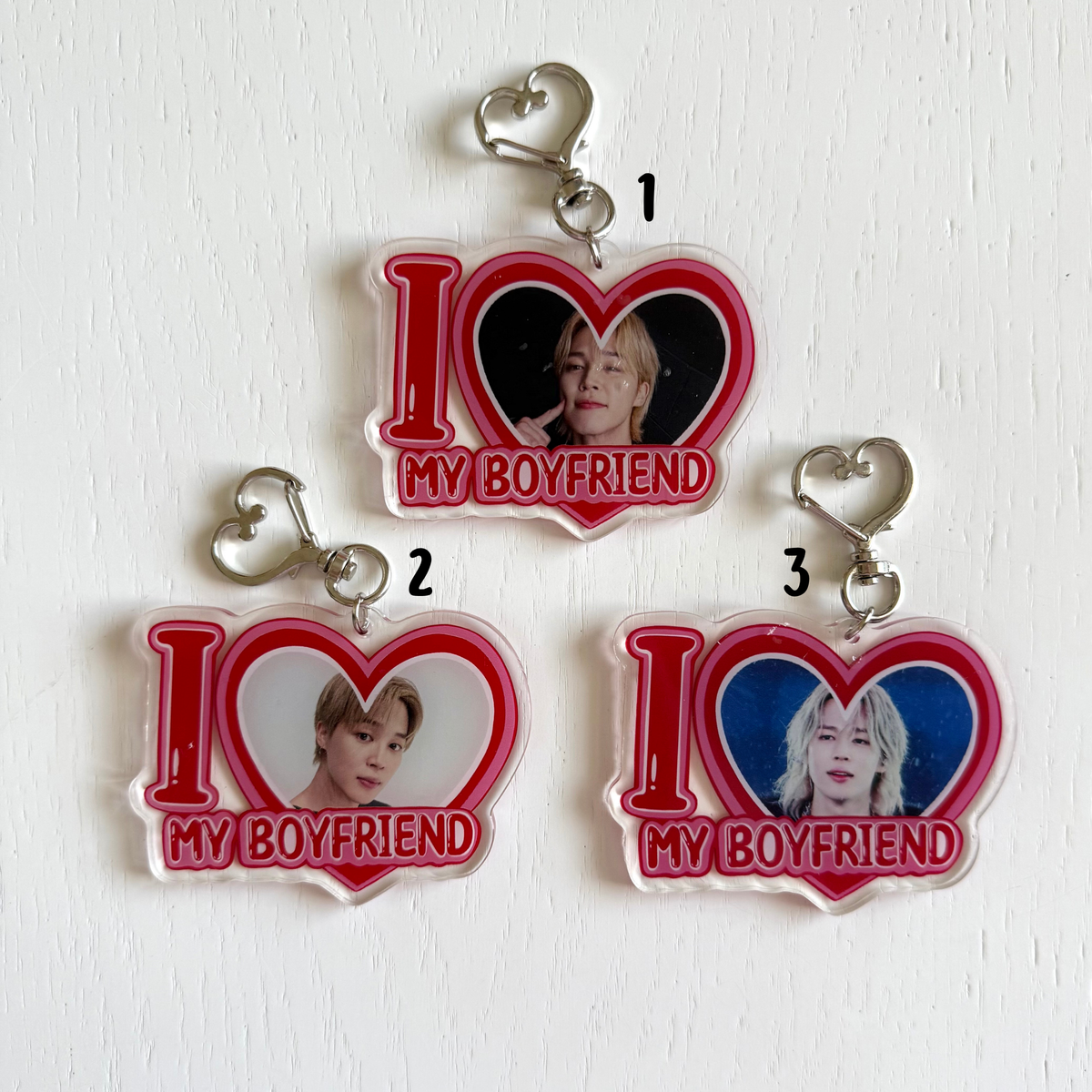 Bangtan I Love my Boyfriend Keychains - ON HAND