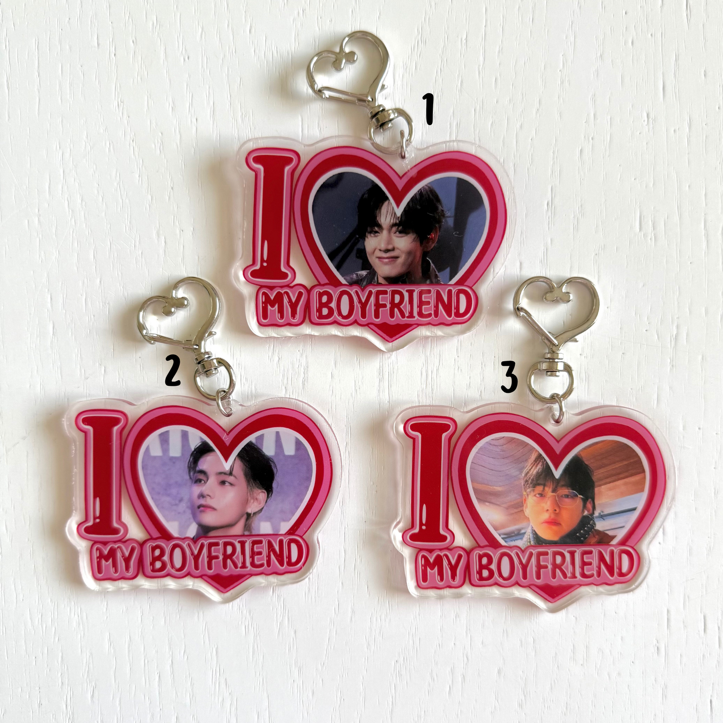 Bangtan I Love my Boyfriend Keychains - ON HAND