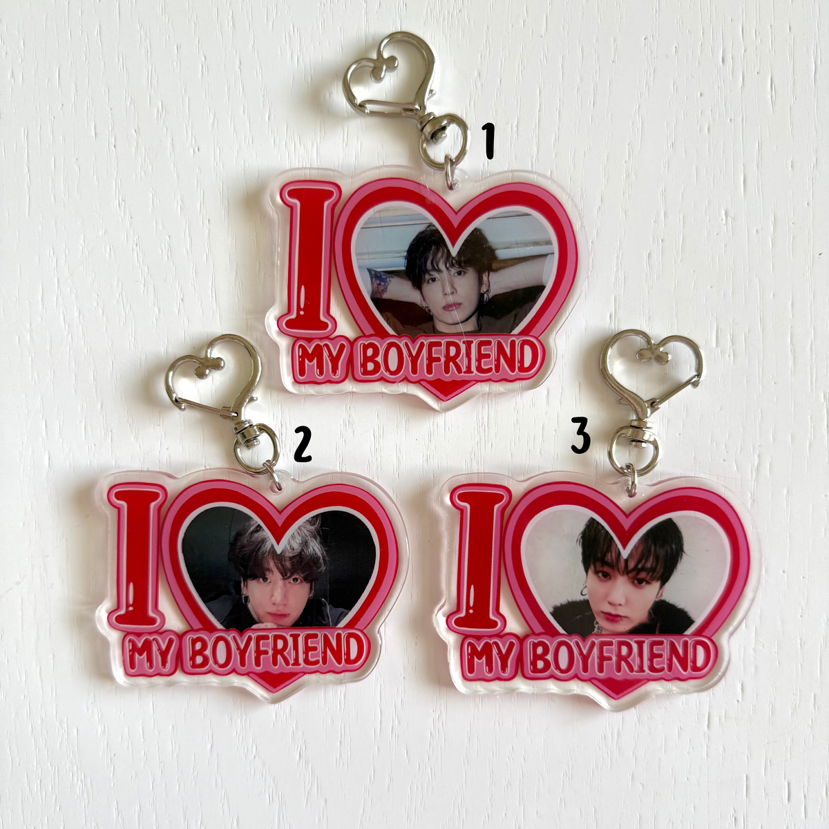 Bangtan I Love my Boyfriend Keychains - ON HAND