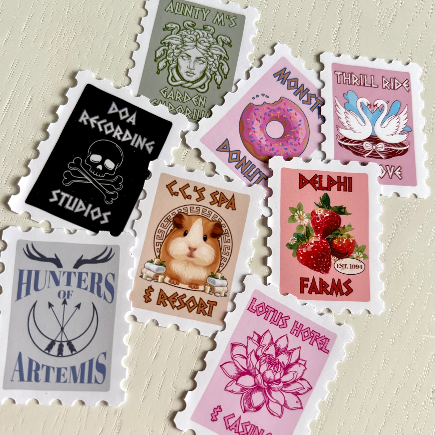 PJO Assorted Stamp Stickers