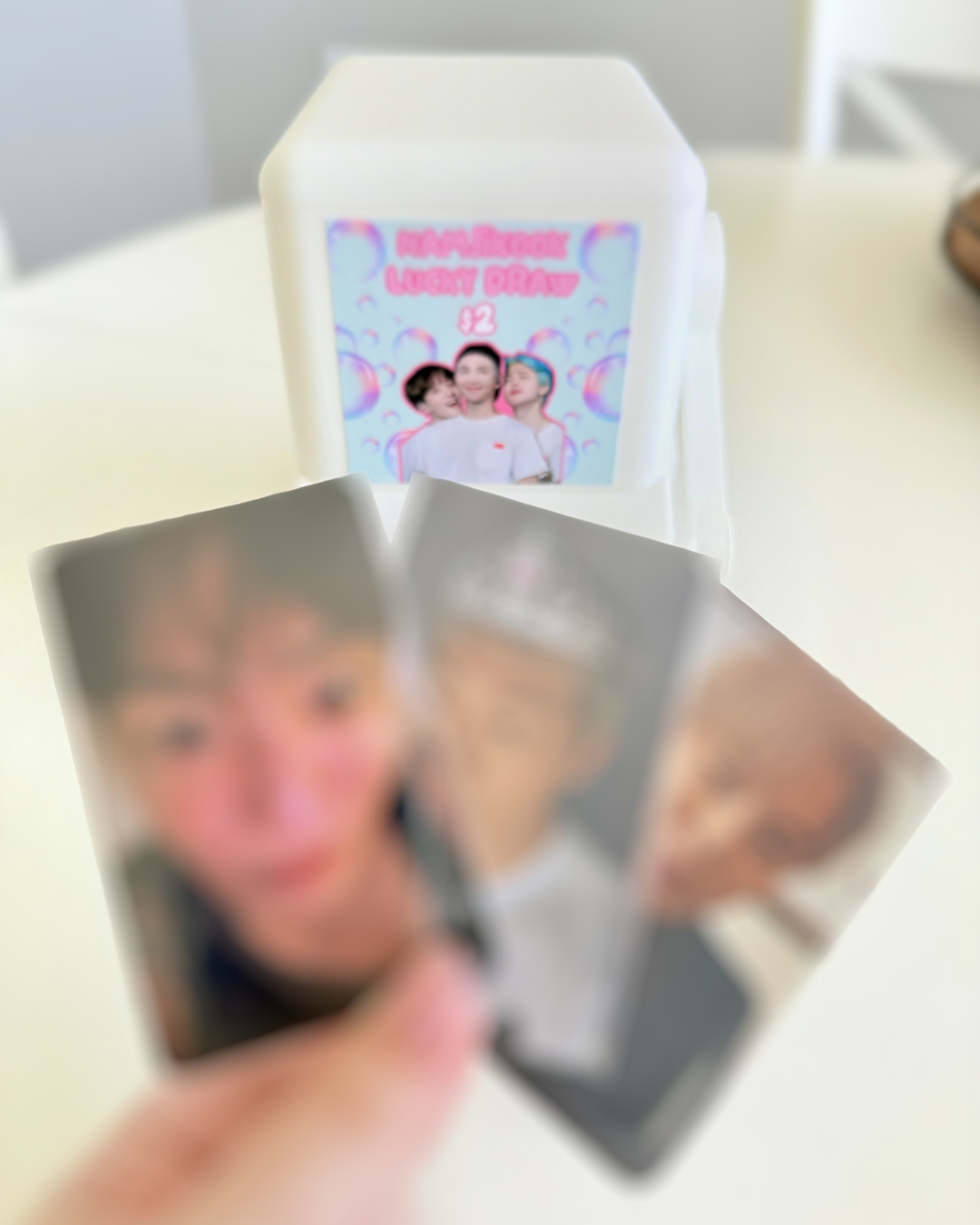 NamJiKook Lucky Draw Photocards