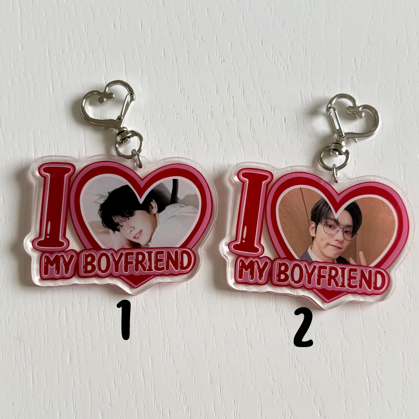 Tubatu I Love my Boyfriend Keychains - ON HAND
