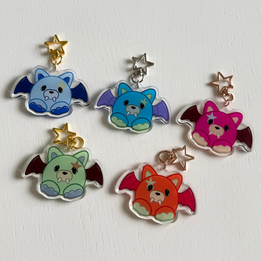 EN- Bat Keychains 3 in. - ON HAND