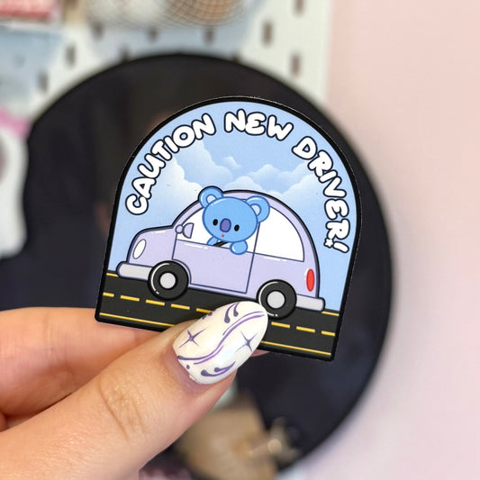 Caution New Driver Sticker
