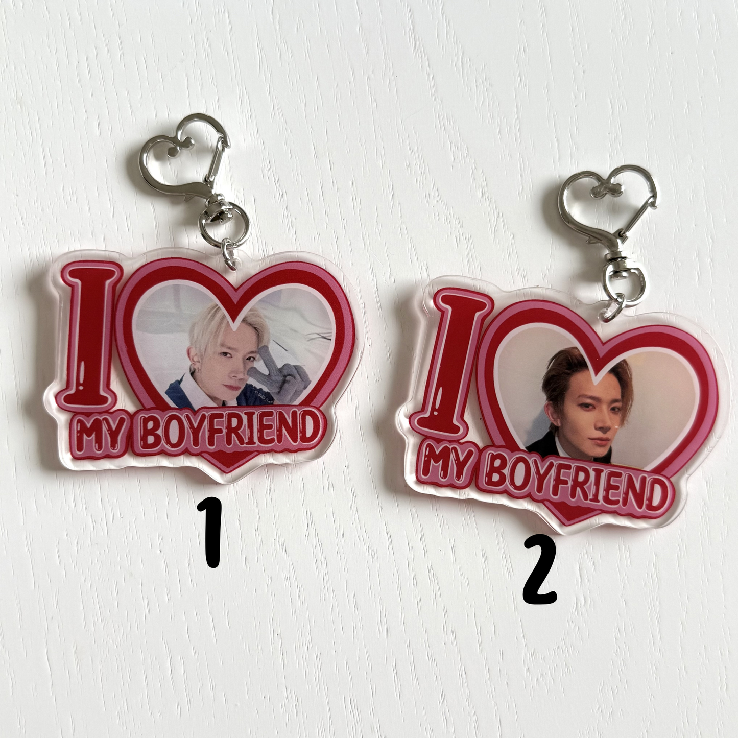 EN- I Love my Boyfriend Keychains - ON HAND