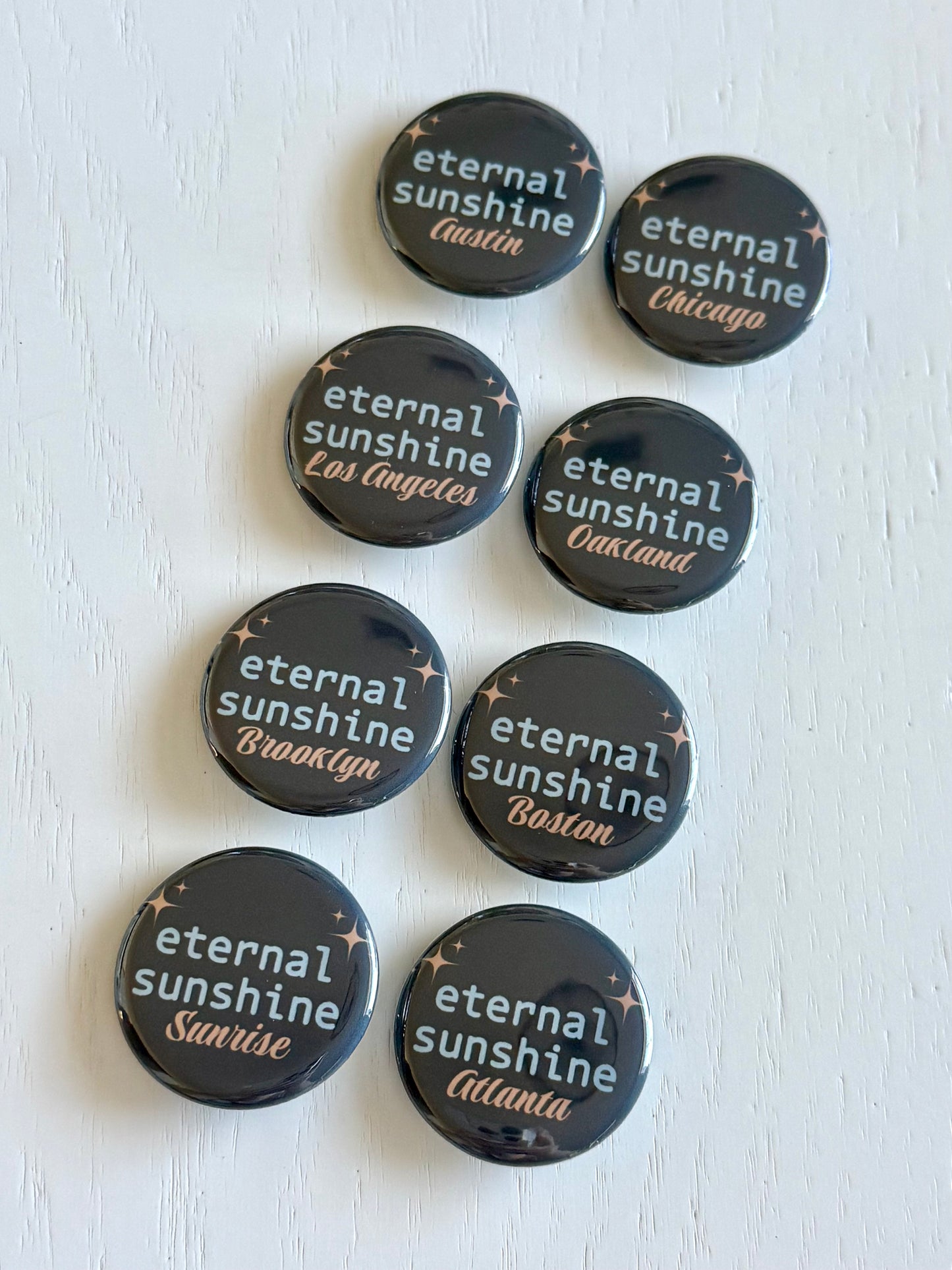 Eternal Sunshine Tour Button Pins