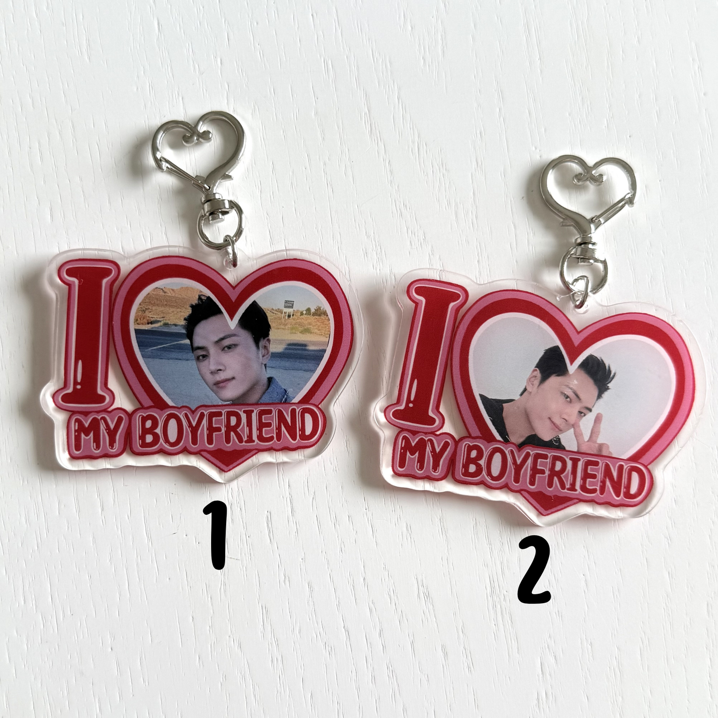 EN- I Love my Boyfriend Keychains - ON HAND